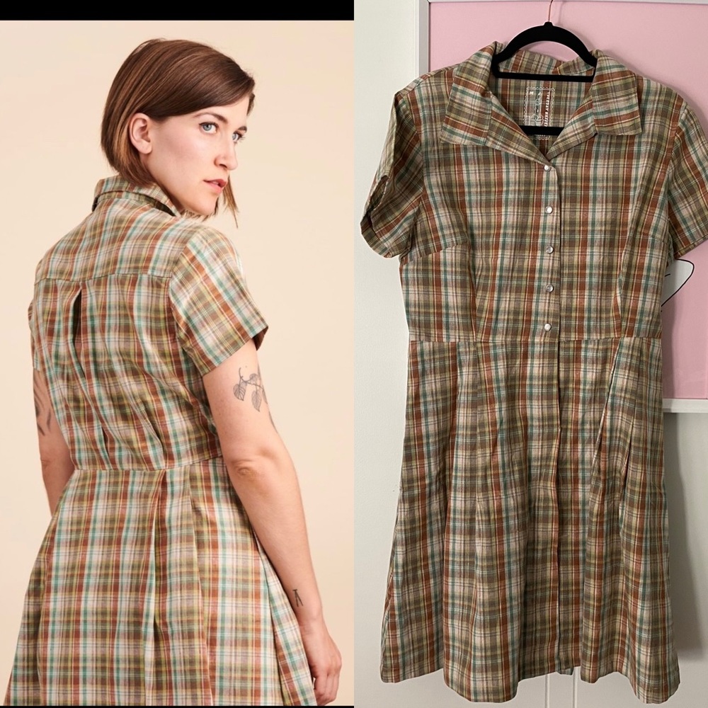 Tuesday of California Diner Dress Mallard medium